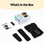 Livemor Knee Massager with Heat, Cordless Heated Knee Massage for Pain Relief with 3 Heating Levels, 3 Vibration Modes,Gentle Lights, Adjustable Straps, 3-in-1, Gift for Men and Women