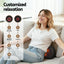 Livemor Leg Foot Massager Air Compression With Back Neck Massager Heat