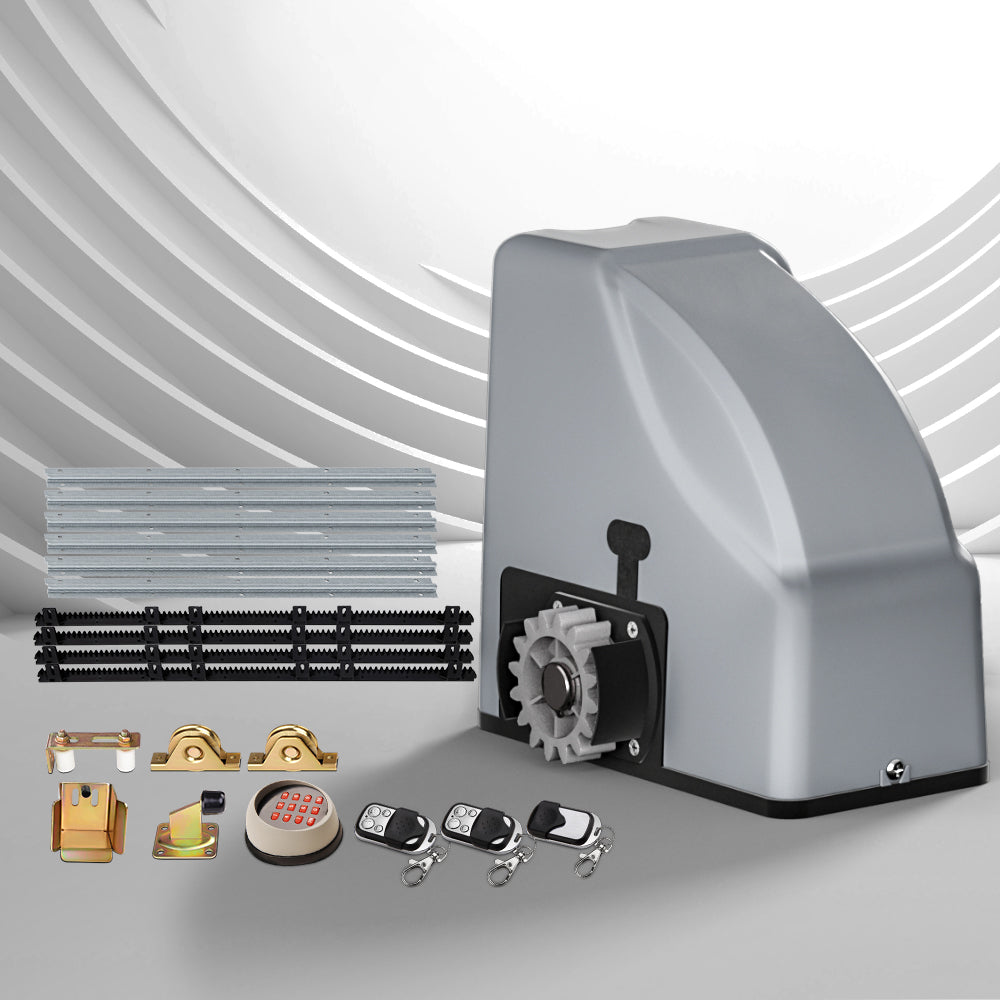 LockMaster Electric Sliding Gate Opener 800KG Keypad 4M