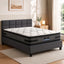 Giselle Mattress & Artiss Queen Bed Frame Bundle, 36cm Double Sided Euro Top Mattress