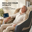 Livemor Massage Chair Electric Recliner Home Massager 3D Opal