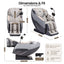 Livemor Elite Pro 4D Massage Chair with AI Wellness Detection & AI Body Scan, Zero Gravity, Full Body Air Compression, Extended SL Track, 12 Auto Programs, Professional Foot Massage, Waist Heating, Voice Control