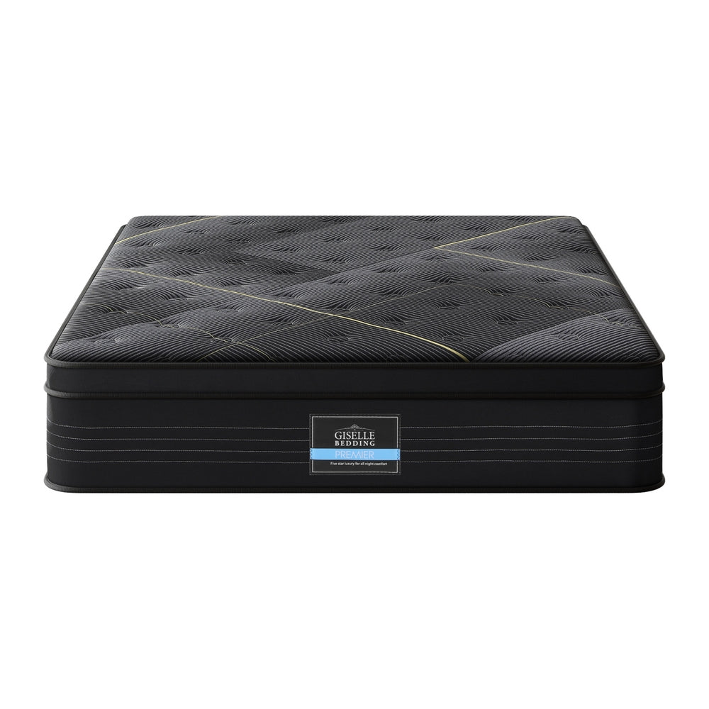 35cm Giselle Mattress King Bed Bamboo Pocket Firm Foam