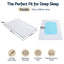 Giselle 5cm Double Memory Foam Mattress Topper Pillow Top with Gel Foam