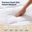 Giselle 5cm King Memory Foam Mattress Topper Pillow Top with Gel Foam