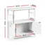 Artiss 20 Gallon Fish Tank Stand 3-Tier Aquarium Stand with Storage Cabinet and Open Shelf White