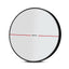 Embellir Wall Mirror Makeup 90cm Home Decor Framed Mirrors Bathroom Round Black