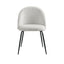 Artiss Dining Chairs Set of 2 Sherpa Boucle White