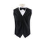 Mens Black Boho Paisley Patterned Vest Waistcoat & Matching Bow Tie