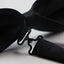 Mens Black Solid Plain Colour Bow Tie