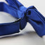 Mens Blue Diamond Shaped Checkered Bow Tie