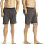 Mens Bonds Logo Shorts Black Grey Blue Mens Beach Short