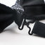 Mens Charcoal Shaded Squares Patterned Bow Tie