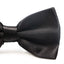 Mens Dark Brown Solid Plain Colour Bow Tie