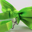 Mens Fluro Green Solid Plain Colour Bow Tie