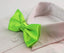 Mens Fluro Green Solid Plain Colour Bow Tie