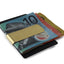 Mens Gold 2cms Wide Solid Money Clip