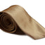 Mens Gold 8cm Plain Neck Tie