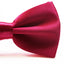 Mens Hot Pink Solid Plain Colour Bow Tie