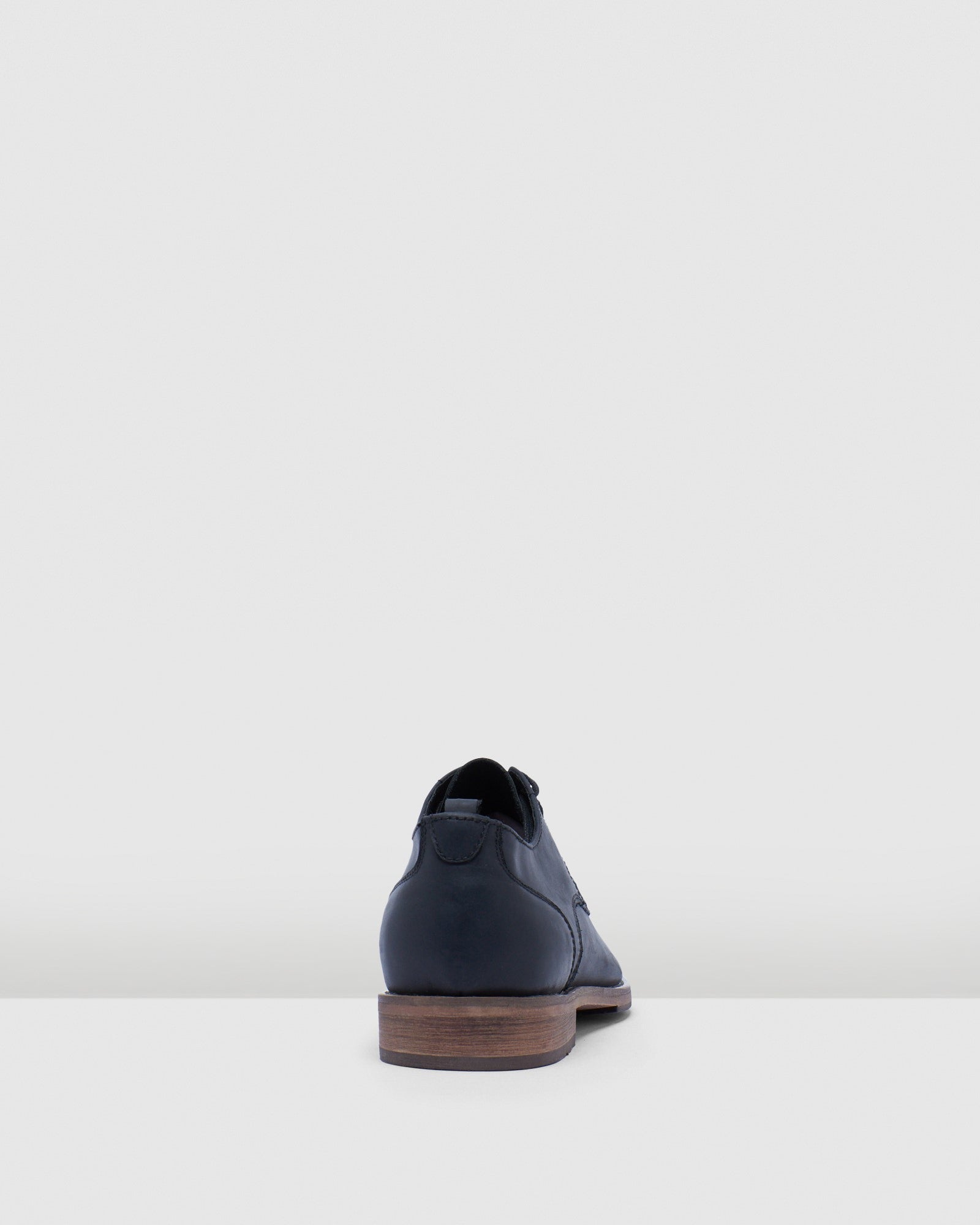 Mens Hush Puppies Bentota Black Leather Dress Lace Up Shoes
