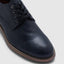 Mens Hush Puppies Bentota Black Leather Dress Lace Up Shoes