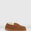 Mens Hush Puppies Leander Slippers Warm Winter Slip On Chestnut Suede Shoes