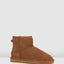 Mens Hush Puppies Lorry Slippers Warm Winter Slip On Chestnut Suede Shoes