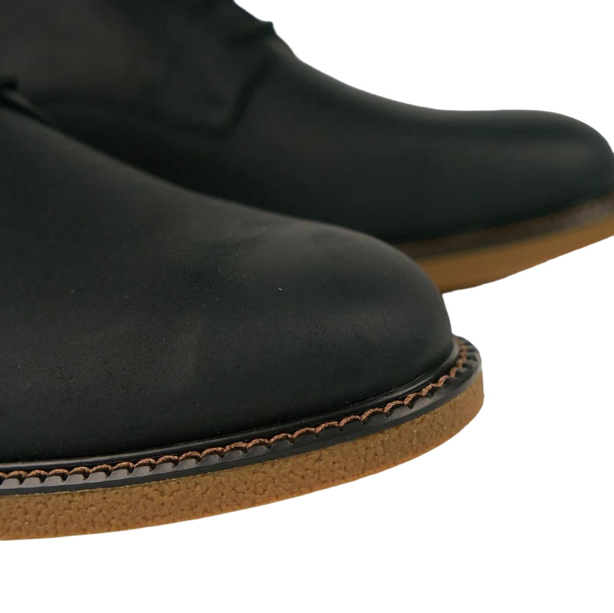 Mens Hush Puppies Manchester Black Rub Dress Formal Lace Up Shoes