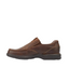 Mens Hush Puppies Sawyer 2 Brown Leather Dress Formal Slip On Shoes