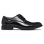 Mens Julius Marlow Expand Black Leather Lace Up Work Dress Shoes