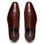 Mens Julius Marlow Jaded Work Leather Brown / Black Mens Lace Up Dress Shoes