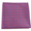 Mens Light Pink & Blue Small Polka Dot Silk Pocket Square