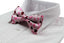 Mens Light Pink With Love Hearts Patterned Bow Tie
