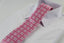Mens Light Pink With Silver Squares Patterned 8cm Neck Tie