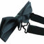 Mens Matt Solid Plain Bottle Green Colour Bow Tie