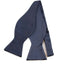 Mens Midnight Blue Self Tie Bow Tie