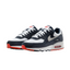 Mens Nike Air Max 90 Navy/ White/ Red Athletic Shoes