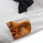 Mens Orange & Brown Paisley Silk Pocket Square