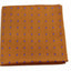 Mens Orange & Purple Small Polka Dot Silk Pocket Square