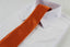 Mens Orange & Yellow Grid Patterned 8cm Neck Tie