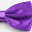 Mens Purple Solid Plain Colour Bow Tie