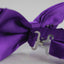Mens Purple Solid Plain Colour Bow Tie