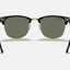 Mens Ray Ban Polarised Sunglasses Rb3016 Clubmaster Classic Black/Green - L