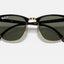 Mens Ray Ban Polarised Sunglasses Rb3016 Clubmaster Classic Black/Green - L
