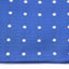 Mens Royal Blue & White Small Polka Dot Silk Pocket Square