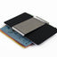 Mens Silver 3cms Wide Double Layer Solid Money Clip