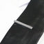 Mens Silver Line And Squares Pattern Tie Clip Clasp