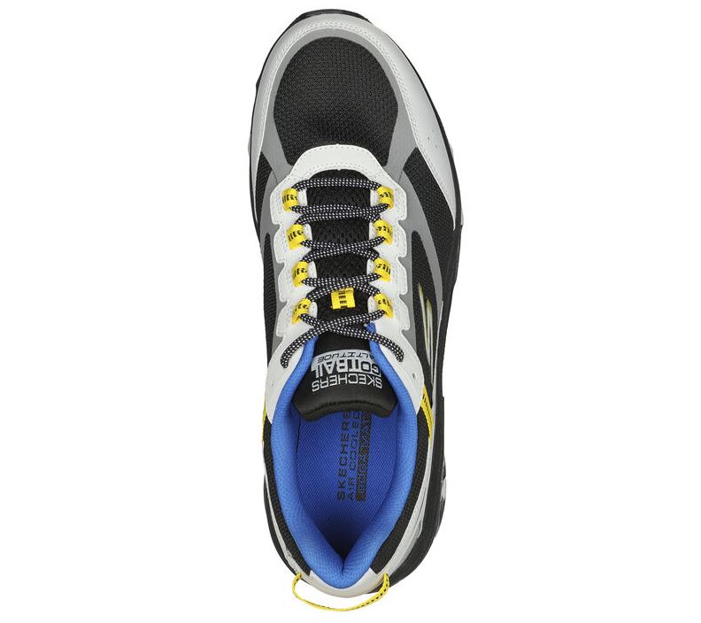 Mens Skechers Go Run Trail Altitude - Marble Rock 2.0 Grey Yellow Shoes
