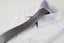 Mens Smooth Rhino Grey 5cm Skinny Plain Neck Tie