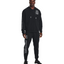 Mens Under Armour Project Rock Rival Fleece Joggers Black Athletic Trackies